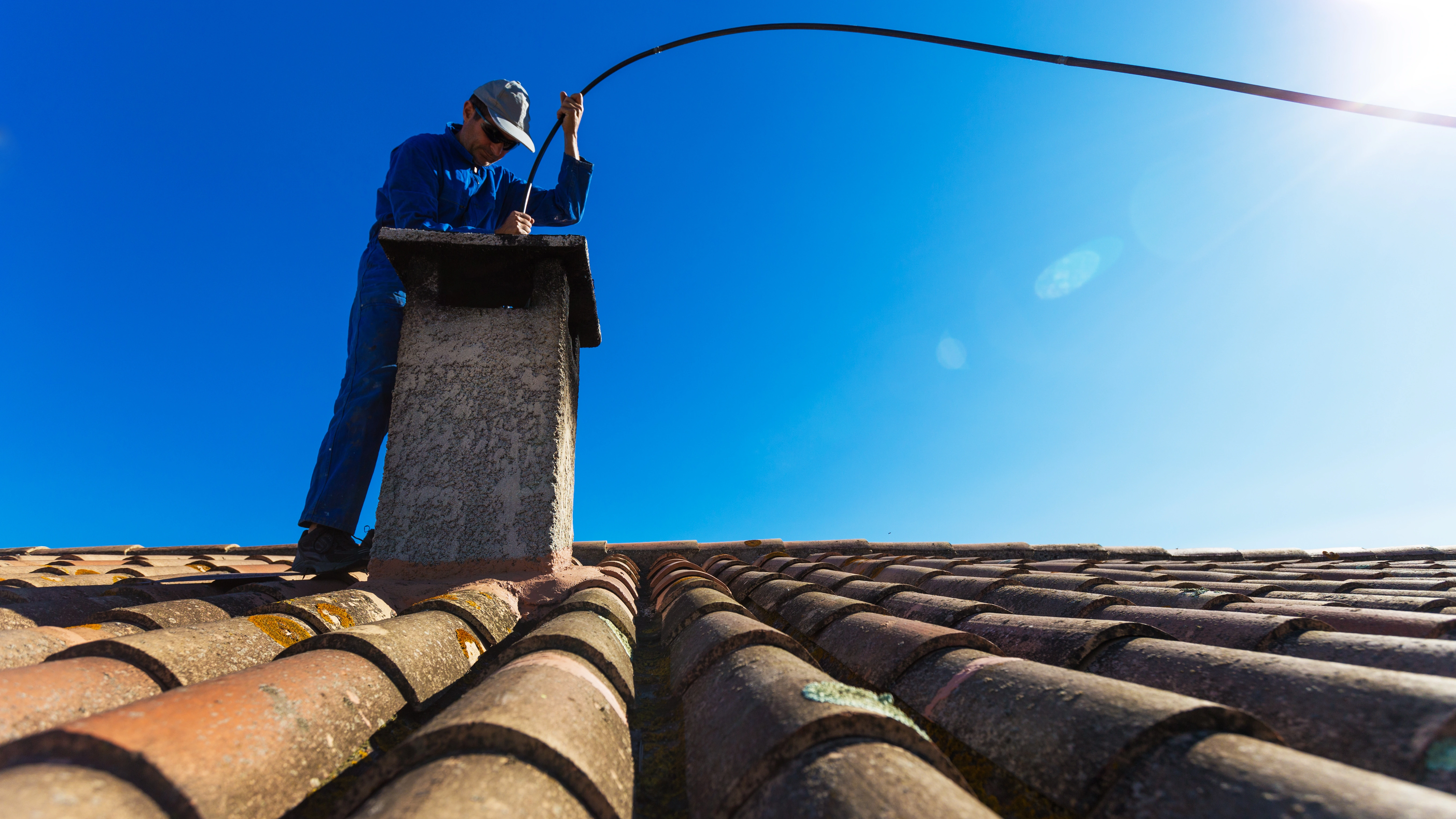 Professional chimney sweeping service in Dallas, TX